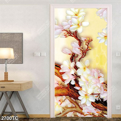 Tranh hoa mộc lan nền giả ngọc