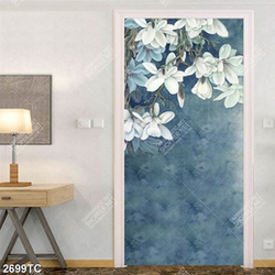Tranh hoa mộc lan dán tường