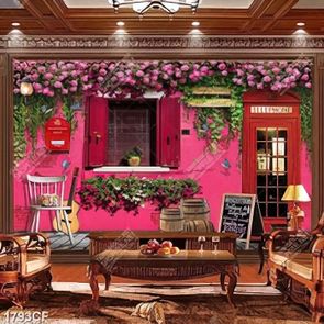 Tranh trang trí dán tường quán cà phê mới nhất hiện nay
