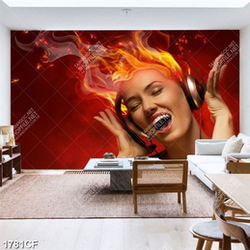 Tranh girl DJ