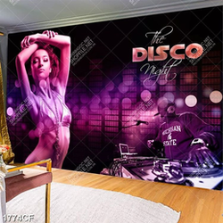 Tranh girl nhảy Disco