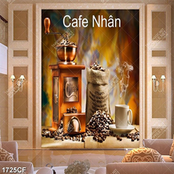 Tranh công đoạn sản xuất cà phê