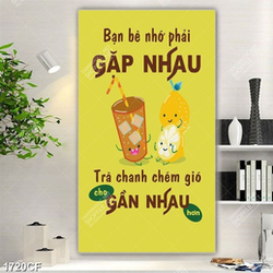 Tranh trà xanh chất lượng cao