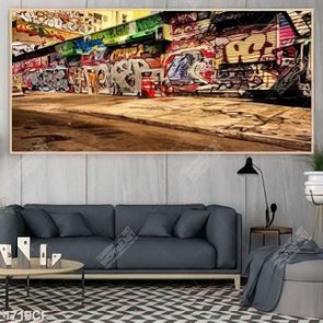 Tranh nghệ thuật graffiti đường phố chất lượng cao