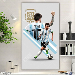 Tranh cầu thủ MESSI dán tường chất lượng cao