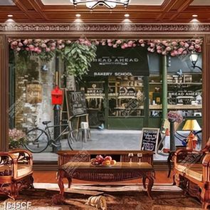 Tranh trang trí quán cà phê hiện đại
