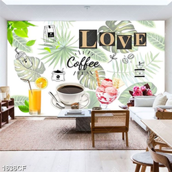 Tranh trang trí tường quán cà phê