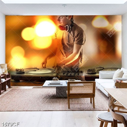 Tranh DJ trang trí tường siêu nét