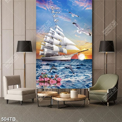 Tranh đại dương thuận buồm xuôi gió đẹp nhất