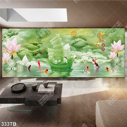 Tranh giả ngọc truyền rồng tài lộc in uv Tranh giả ngọc truyền rồng tài lộc in uv