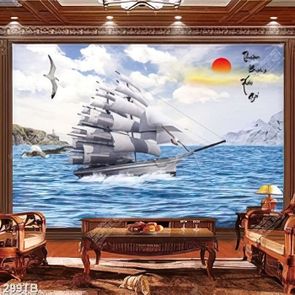 Tranh ghép thuận buồm xuôi gió file gốc