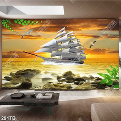 Tranh thuận buồm xuôi gió chất lượng cao