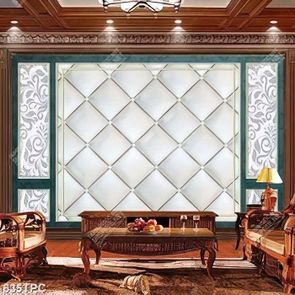 Tranh phào chỉ 8d đôi những họa tiết hình thoi màu bạc