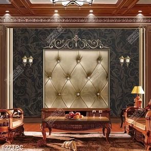 Tranh phào chỉ psd hai cây đèn phát sáng trang trí căn phòng