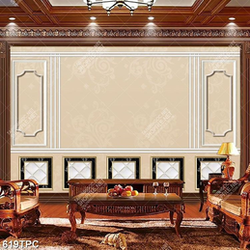 Tranh phào chỉ trang trí những họa tiết mờ nhạt trên tường