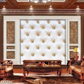 Tranh phào chỉ ps viên ngọc vàng trên nền màu xám trắng