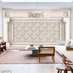 Tranh phào chỉ psd những hình thoi đính nhiều viên ngọc