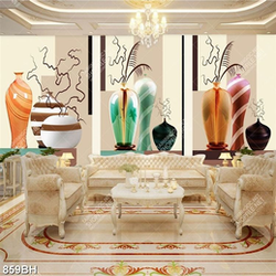 Tranh bình hoa 3 tấm nghệ thuật những thân cây khô trọc lá