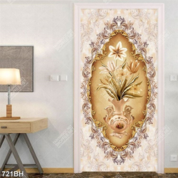 Tranh bình hoa treo tường  bông lan trang trí trên bức tường