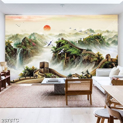 Tranh sơn dầu vạn lý trường thành