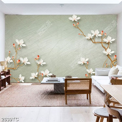 Tranh hoa dán tường đẹp