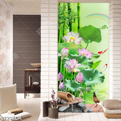 Tranh những đàn cá chép nhiều màu sắc trong đầm hoa sen Tranh những đàn cá chép nhiều màu sắc trong đầm hoa sen