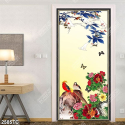 Tranh khổ dọc hoa mẫu đơn