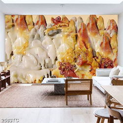 Tranh phù điêu bằng đá đường tăng đi Tây Thiên