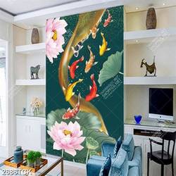 Tranh sơn dầu trang trí những bông hoa sen hồng thắm psd Tranh sơn dầu trang trí những bông hoa sen hồng thắm psd