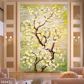 Tranh cây tài lộc in canvas đẹp