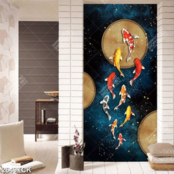 Tranh những đàn cá chép xinh đẹp bơi tung tăng trong hồ Tranh những đàn cá chép xinh đẹp bơi tung tăng trong hồ