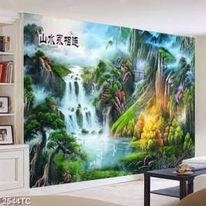 Tranh sơn dầu phong cảnh thác