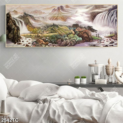 Tranh thư pháp sơn thủy