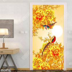 Tranh hoa mẫu đơn tài lộc