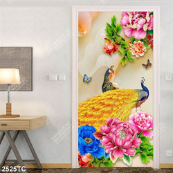 Tranh đôi công nền gỉa ngọc