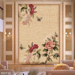 Tranh hoa mẫu đơn in canvas