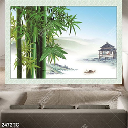 Tranh ha Sen và nền phong thủy