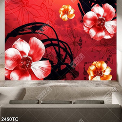 Tranh hoa dán tường đẹp