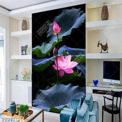 Tranh cá chép vàng bên những bông hoa sen hồng in 5d Tranh cá chép vàng bên những bông hoa sen hồng in 5d