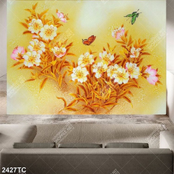 Tranh hoa dán tường đẹp