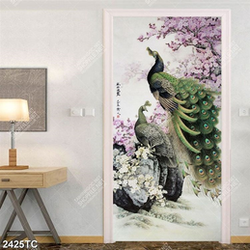 Tranh đôi công màu xuân