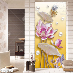 Tranh đàn cá chép bơi tung tăng trong hồ hoa sen hồng Tranh đàn cá chép bơi tung tăng trong hồ hoa sen hồng