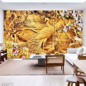 Tranh phù điêu đôi công