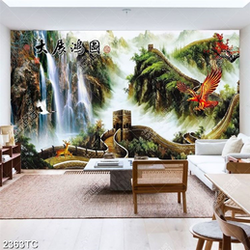 Tranh vạn lý trường thành và đại bàng