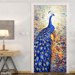 Tranh sơn dầu chim công