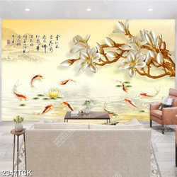 Tranh decor những bông hoa sen hồng giả ngọc xing đẹp Tranh decor những bông hoa sen hồng giả ngọc xing đẹp