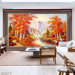 Tranh sơn dầu Châu Âu mùa thu