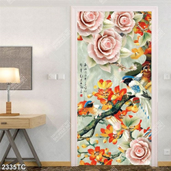 Tranh hoa giả ngọc và chim