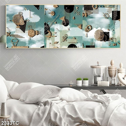 Tranh ghép 3D trừu tượng dán tường