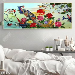 Tranh sơn dầu chm Phượng Hoàng